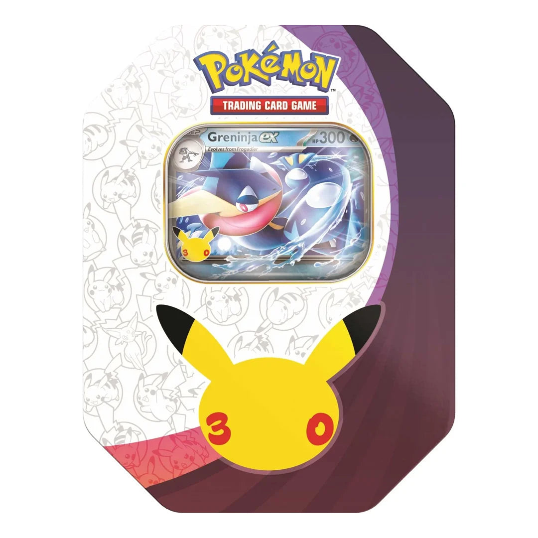 Pokémon TCG: 30th Anniversary ex Tin - Sylveon/Greninja (Random Art)