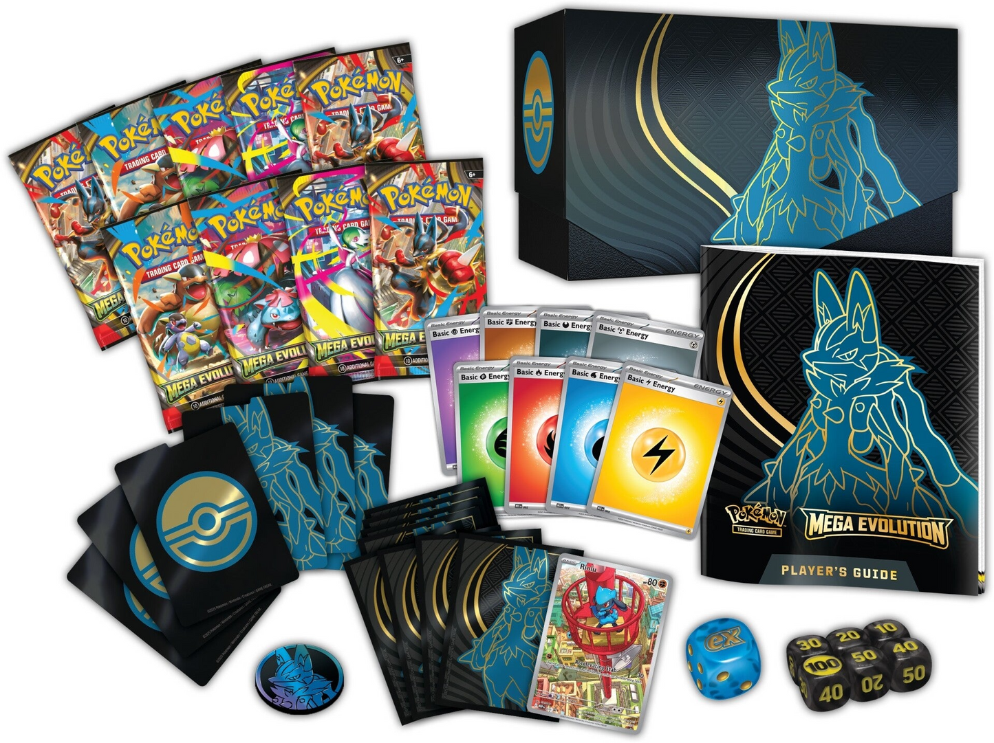 Pokémon TCG: Mega Evolution Elite Trainer Box Lucario