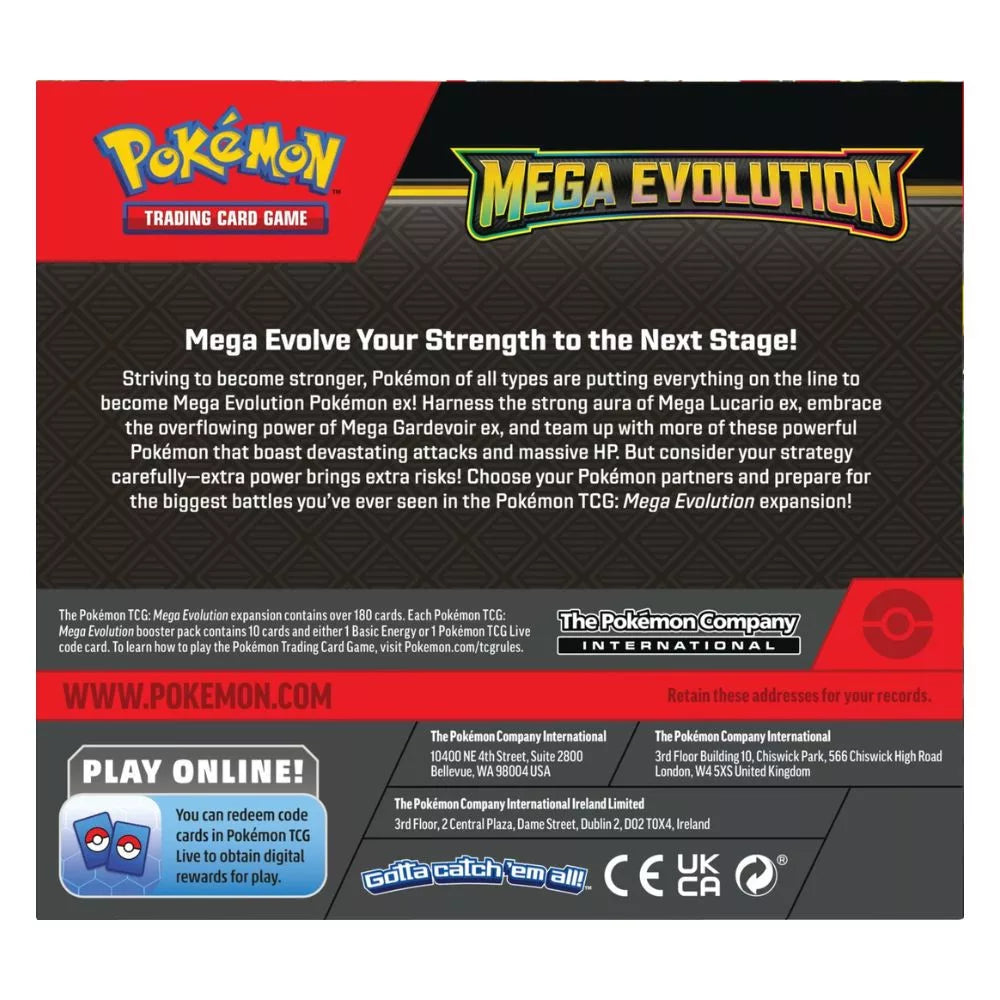 Pokémon TCG Mega Evolution 01 - Enhanced Booster Box Display