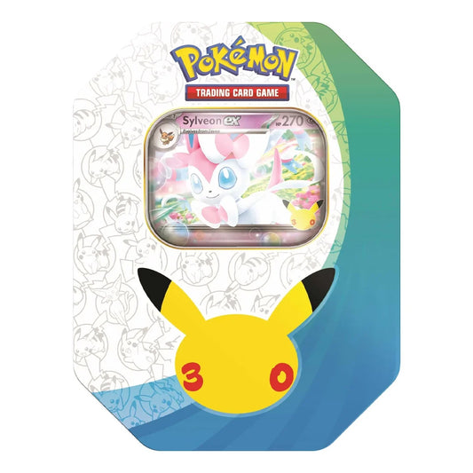 Pokémon TCG: 30th Anniversary ex Tin - Sylveon/Greninja (Random Art)