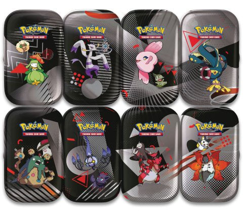 Pokémon TCG: SV10.5 Black Bolt & White Flare Mini Tin Display (set van 8)