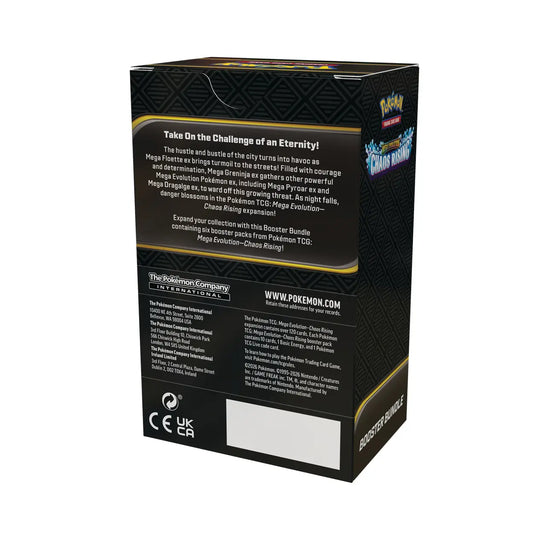 Pokémon TCG: Mega Evolution ME04 Chaos Rising – Booster Bundle