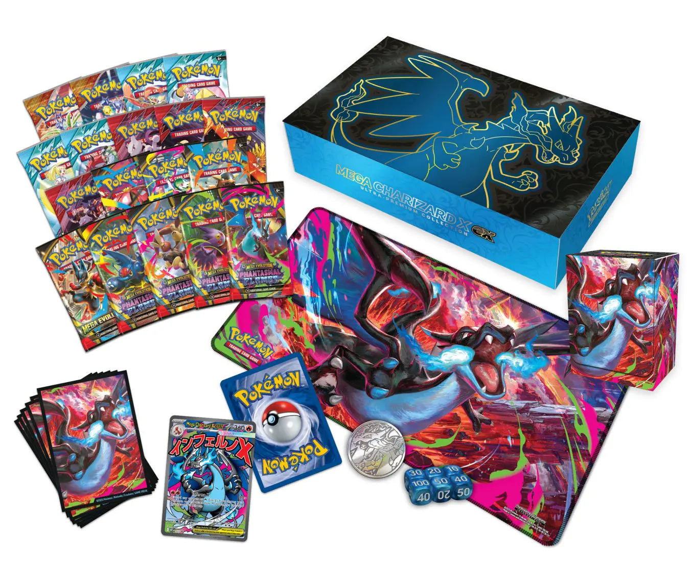 Pokémon TCG: Mega Charizard X ex Ultra Premium Collection