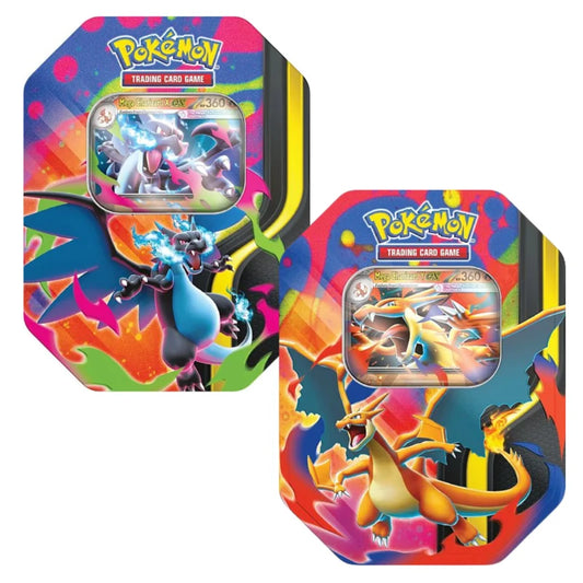 Pokémon TCG: 2026 Spring Tin - Mega Charizard X & Y - artset