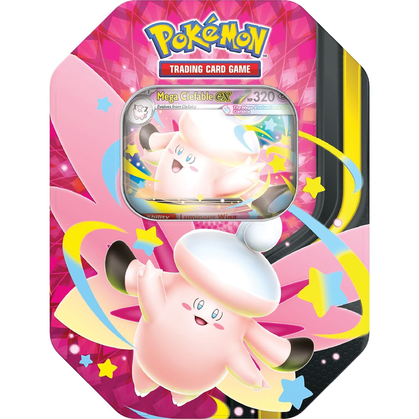 Pokémon TCG: Mega Moonlit Tin (Mega Clefable Ex)