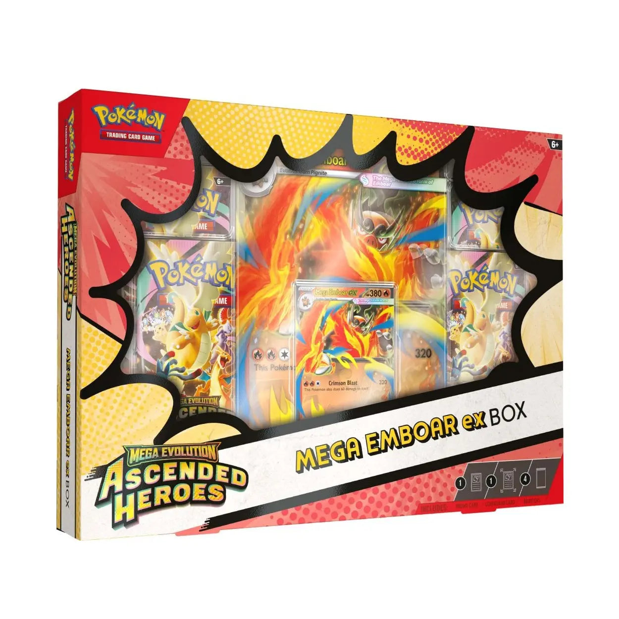 Pokémon TCG: Ascended Heroes Mega Emboar EX Box