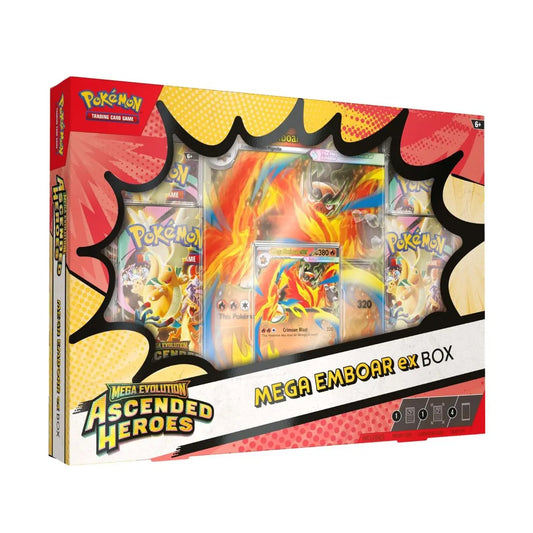 Pokémon TCG: Ascended Heroes Mega Emboar EX Box