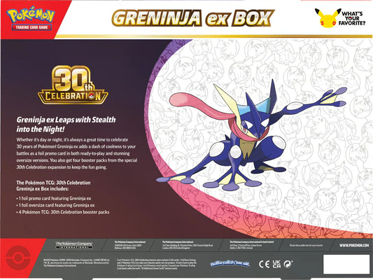 Pokémon TCG: 30th Anniversary ex Box Greninja