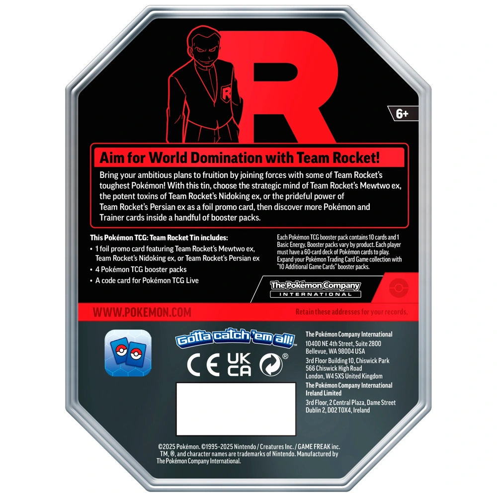 Pokémon TCG: Team Rocket Tin Persian