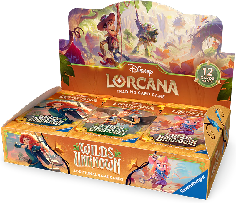 Disney Lorcana TCG: Wilds Unknown: Booster Display (24 boosters) - EN