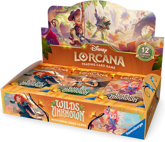 Disney Lorcana TCG: Wilds Unknown: Booster Display (24 boosters) - EN